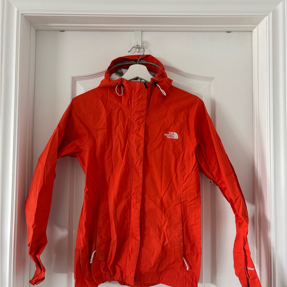The North Face Rain Jacket (Wome -Small) Orange HyVent 2.5L